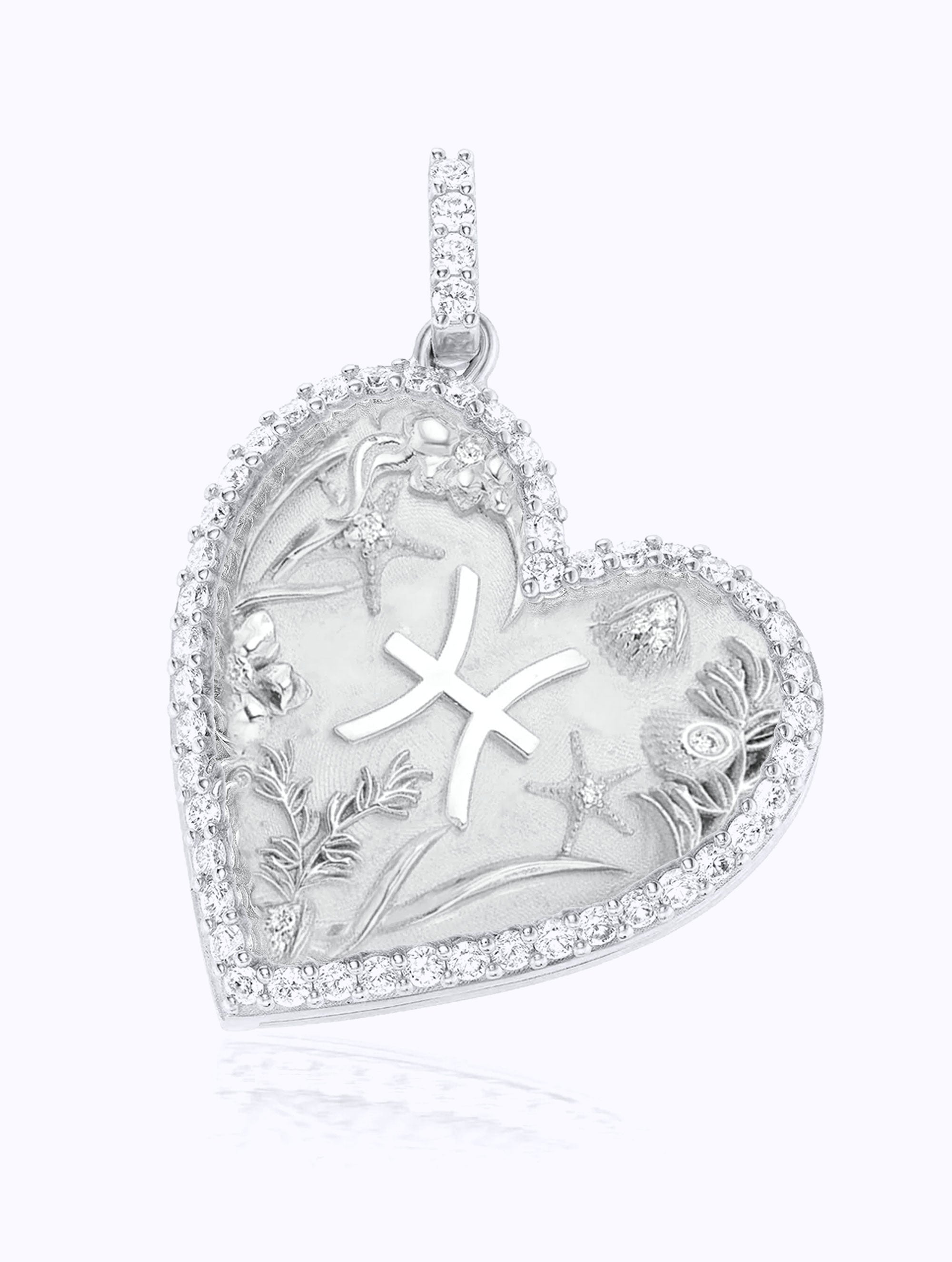 Memoir Diamond Zodiac Heart Locket