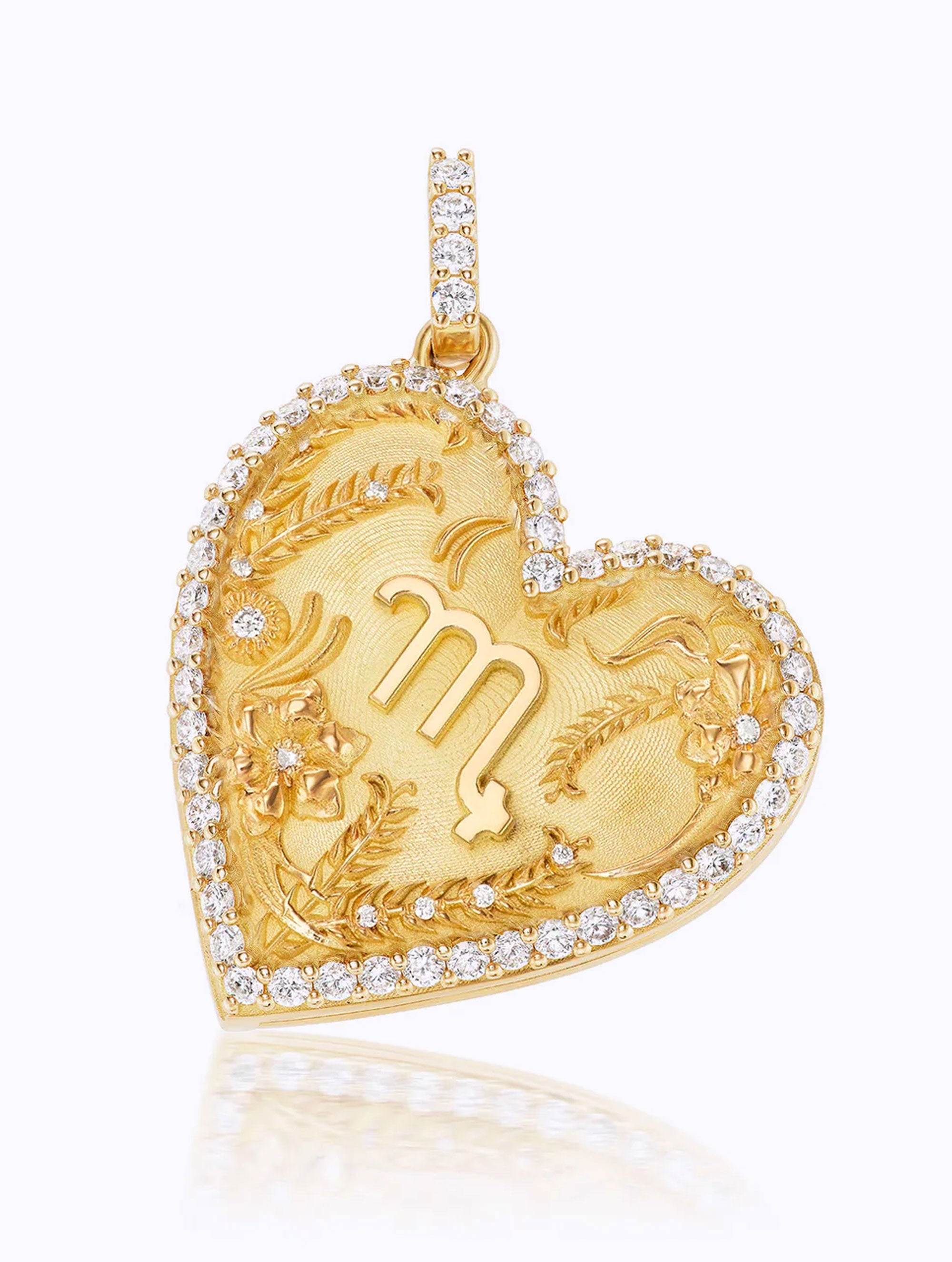 Memoir Diamond Zodiac Heart Locket