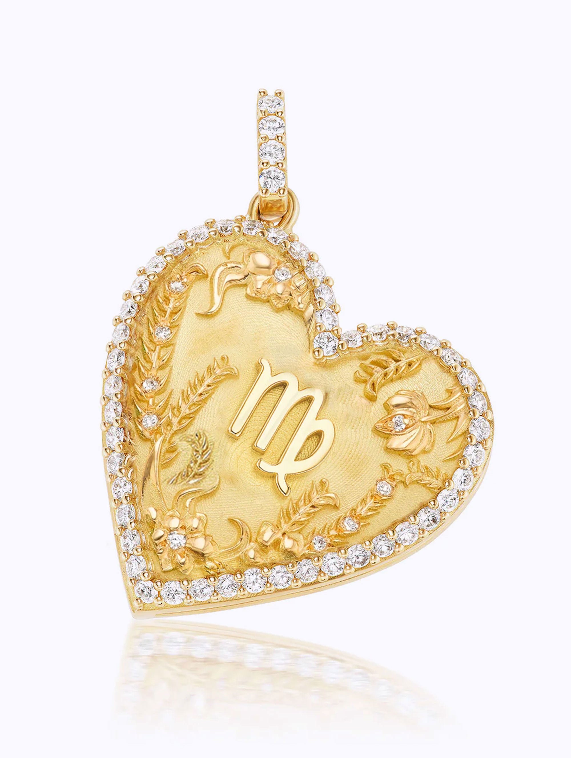 Memoir Diamond Zodiac Heart Locket