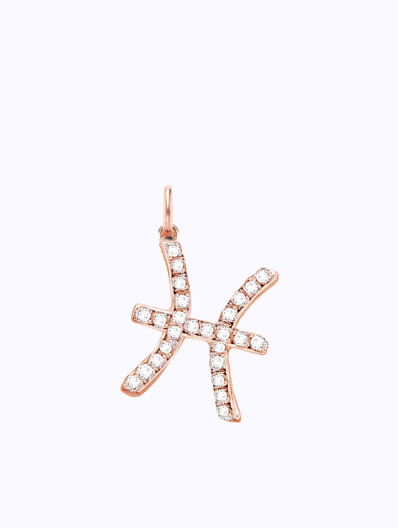 Aurora Diamond Zodiac Pendant