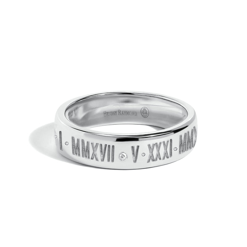 Roman Numeral Story Ring