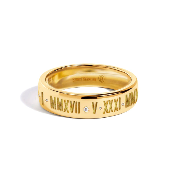 Roman Numeral Story Ring