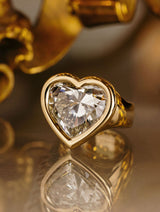 SLOAN DIAMOND HEART RING