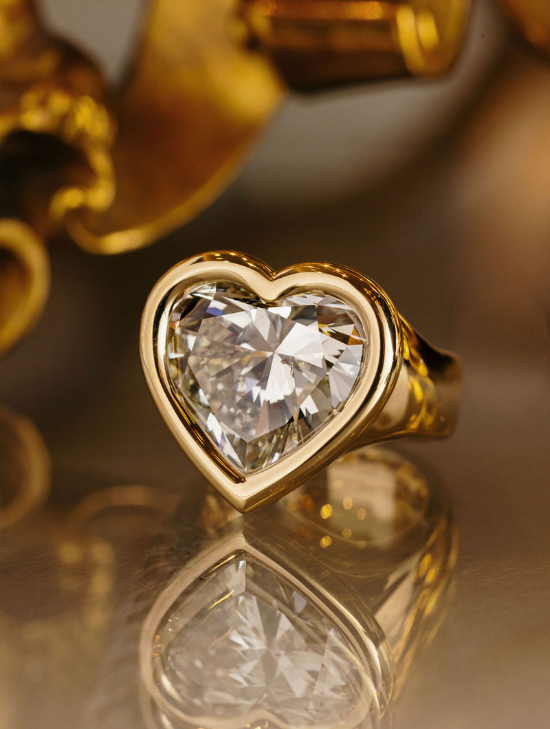 SLOAN DIAMOND HEART RING