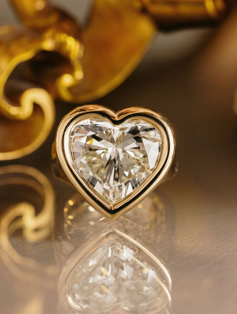 SLOAN DIAMOND HEART RING