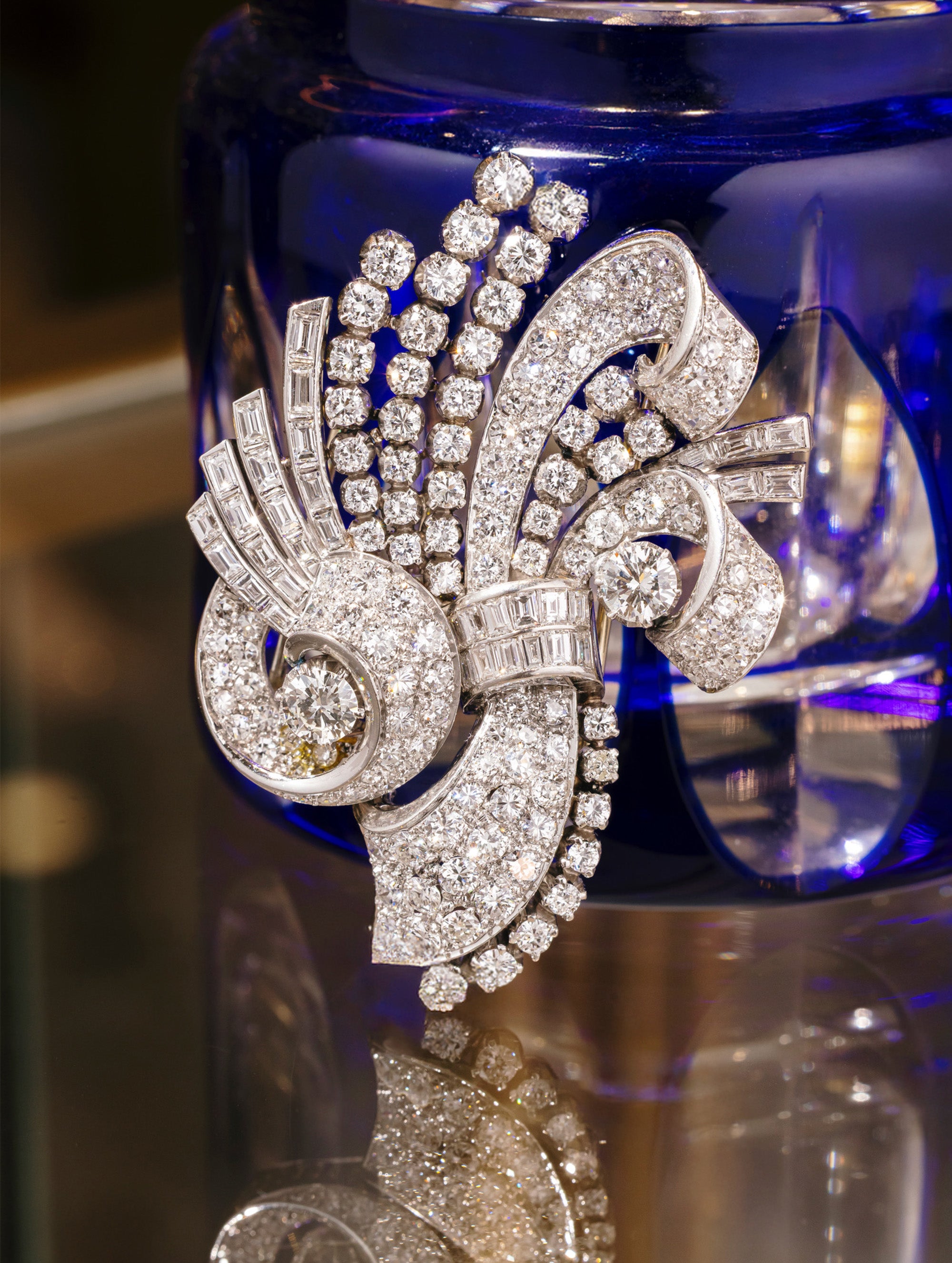 Transformable Diamond Brooch, circa 1950s