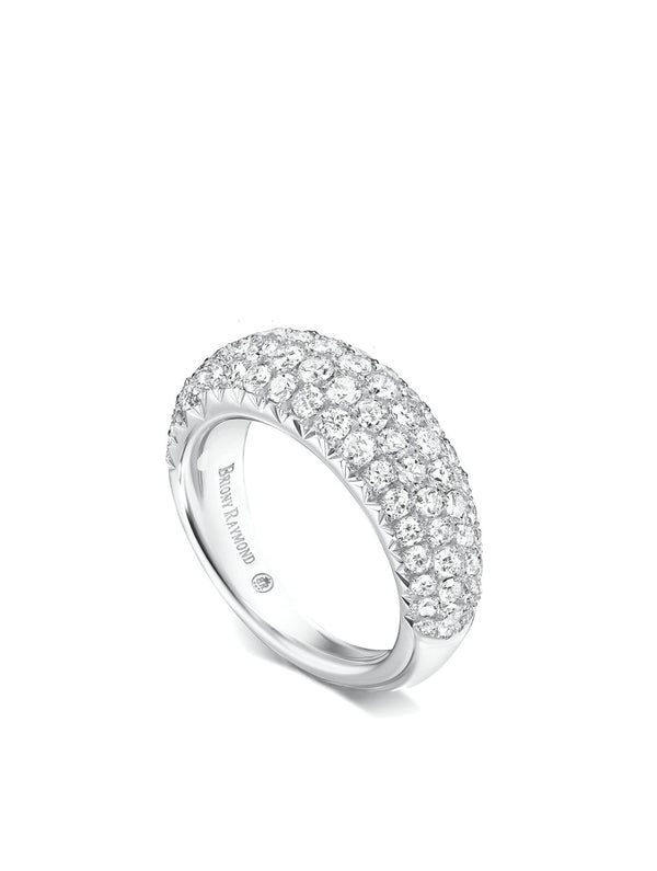 Slim Étoile Bombé Diamond Pinky Ring