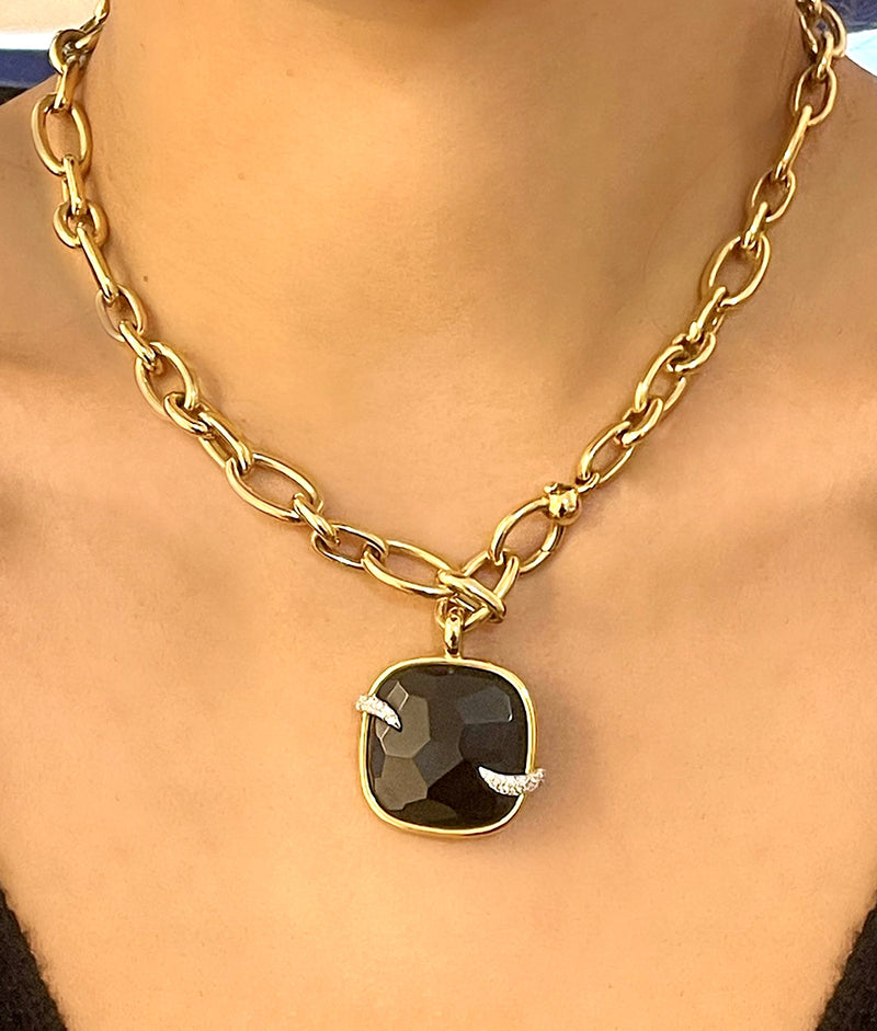 Pomellato Gold & Onyx Necklace