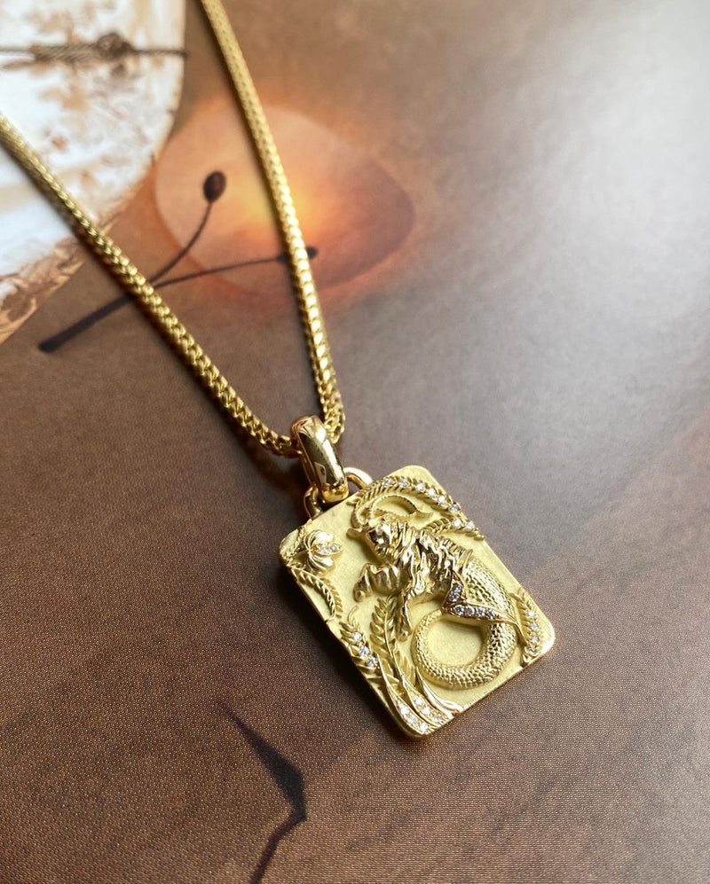 Astral Aries Zodiac Medallion