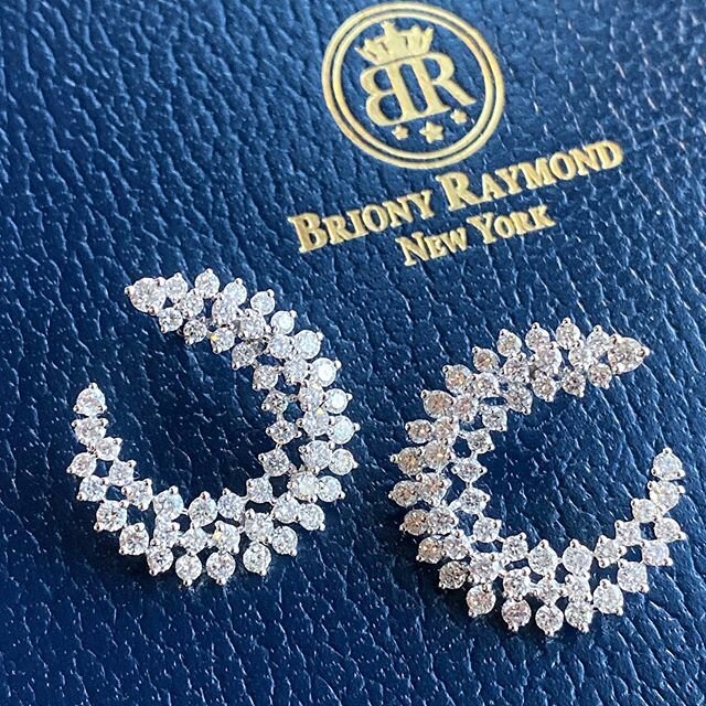 Constellation Cluster Diamond Hoop Earrings – Briony Raymond New York