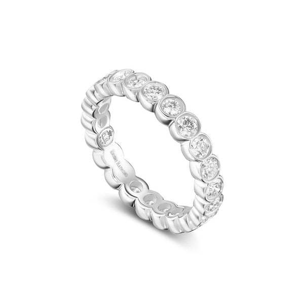Aura Bezel Diamond Eternity Ring