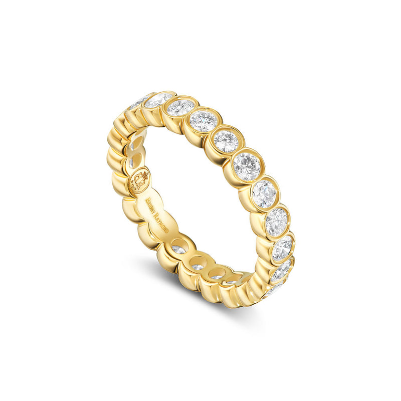 Aura Bezel Diamond Eternity Ring