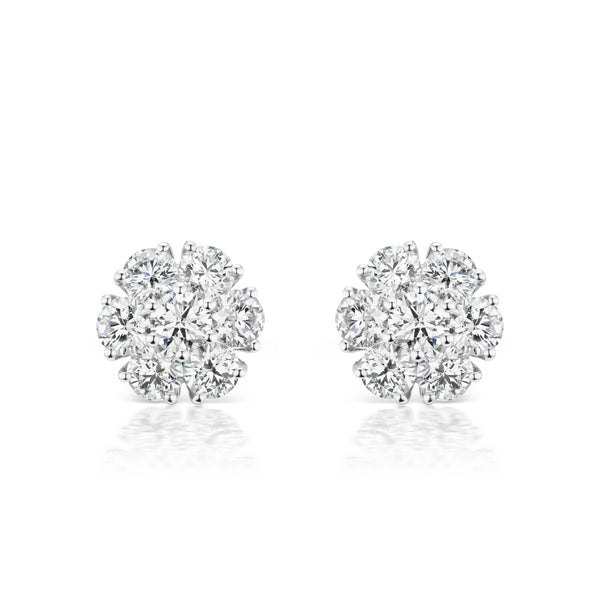 Posey Diamond Earrings, medium