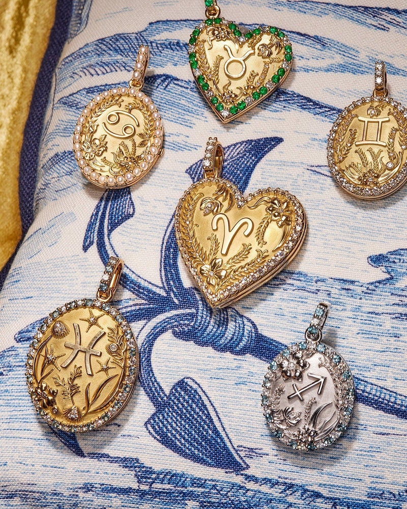Classic Gemini Diamond Memoir Locket