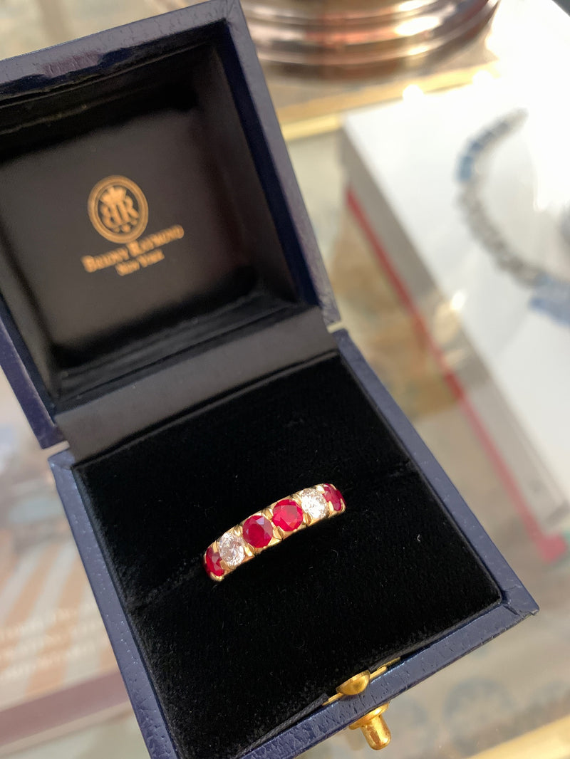 Étoile Ruby & Diamond Eternity Ring