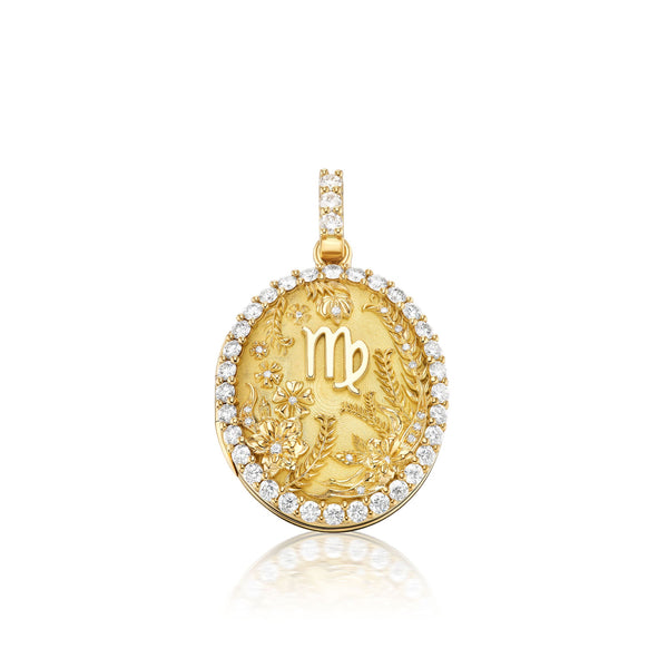 Classic Virgo Diamond Memoir Locket