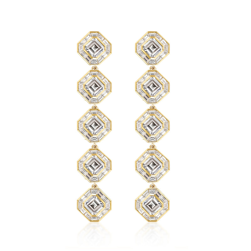 Regent Cascade Diamond Earrings