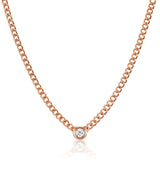 Sloan Solitaire Diamond Necklace