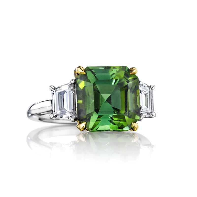 Buy Asscher Cut Emerald Ring, 1.5 Ct 77 Mm Square Emerald Cut Emerald  Engagement Ring, May Birthstone Promise Ring, Emerald Solitaire Ring Online  in India - Etsy