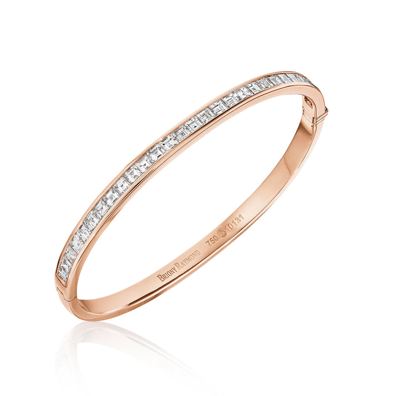 Regent Asscher Diamond Bangle