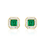 Emerald & Diamond Regent Earrings