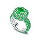 Emerald Scatter Kat Ring