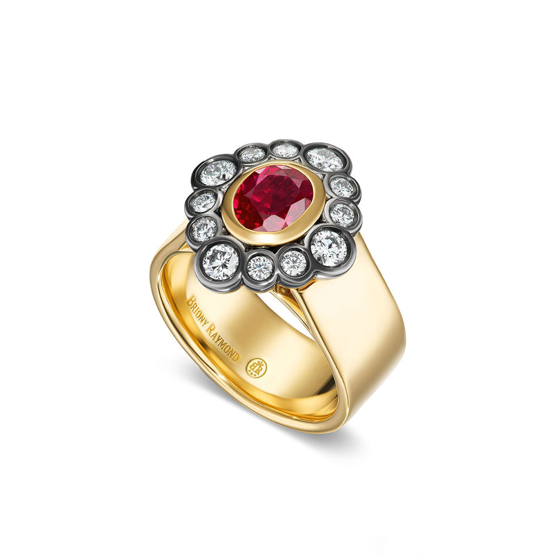 Special Order Ruby and Diamond Ring
