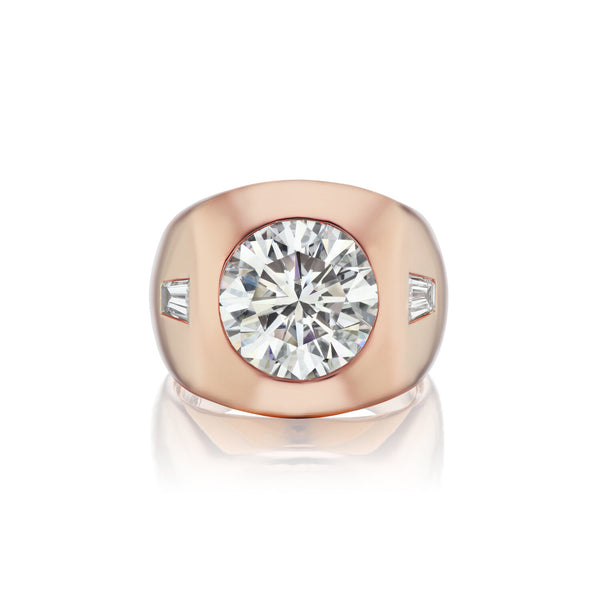 Custom Diamond Gypsy Ring